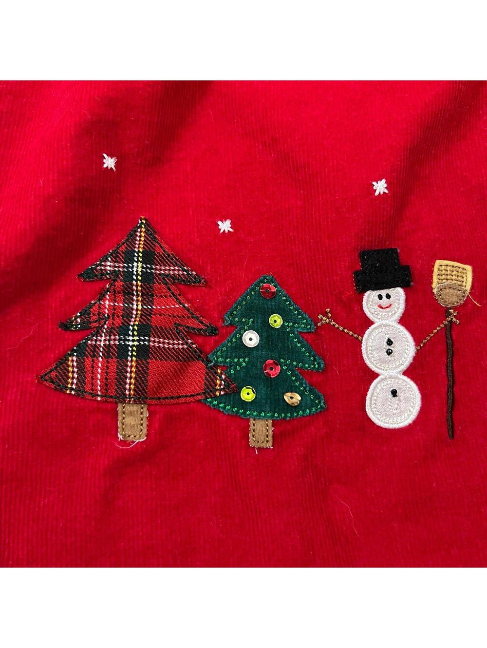 Vintage Girls Christmas Holiday Jumper Dress size 6 - Picture 2 of 4